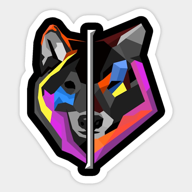 Wolves Sticker by No_One